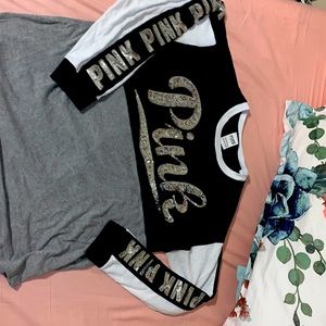 Pink Victoria secret long sleeve shirt